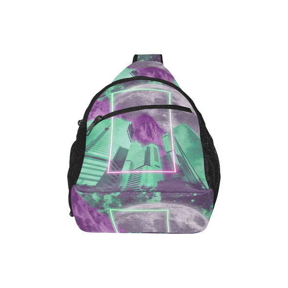 City of Radiance Sling Bag - Vaporwave Clothing - Aesthetic Clothing