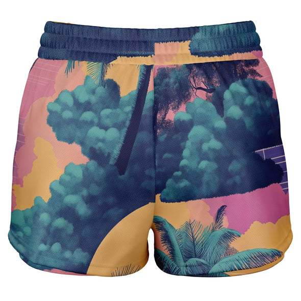 Canopy Women's 2-in-1 Shorts - Vaporwave Clothing - Aesthetic Clothing