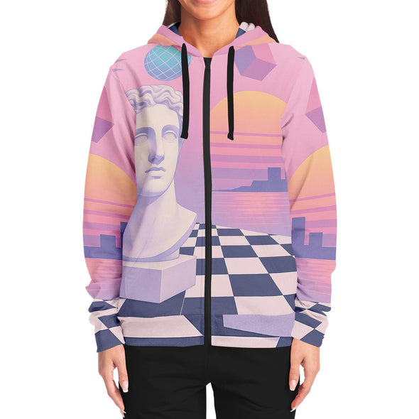 Corinthian Zip Hoodie - Vaporwave Clothing - Aesthetic Clothing
