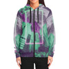City of Radiance Zip Hoodie - Vaporwave Clothing - Aesthetic Clothing