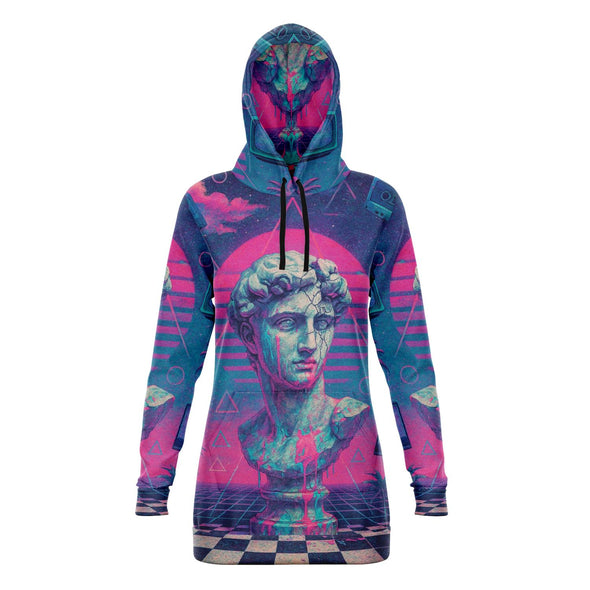 Anachron Hoodie Dress - Vaporwave Clothing - Aesthetic Clothing