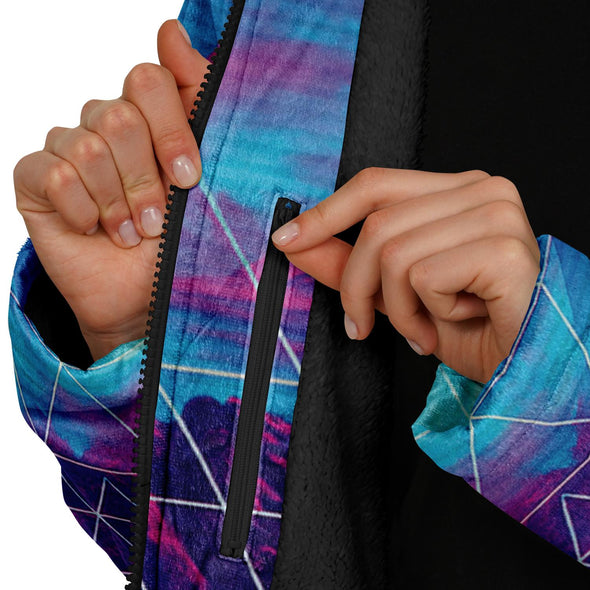 Liminal Zip Cloak - Vaporwave Clothing - Aesthetic Clothing