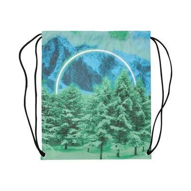 Minty Wonderland Drawstring Bag - Vaporwave Clothing - Aesthetic Clothing