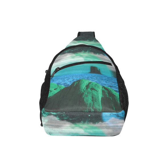 Emerald Canyon Sling Bag - Vaporwave Clothing - Aesthetic Clothing