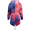 Quantum Tides Longline Hoodie - Vaporwave Clothing - Aesthetic Clothing