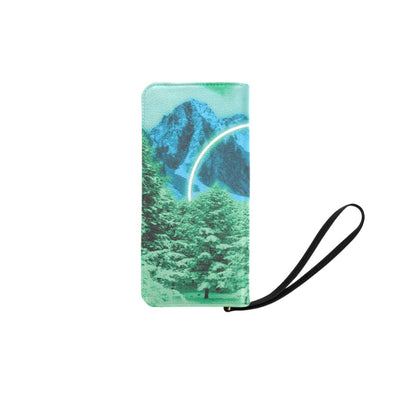 Minty Wonderland Wristlet Wallet - Vaporwave Clothing - Aesthetic Clothing