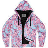 Cherry Blossom Sherpa Hoodie - Vaporwave Clothing - Aesthetic Clothing