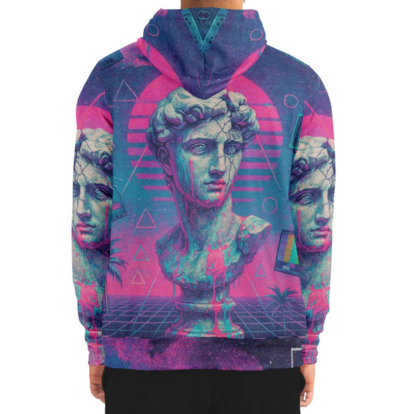 Anachron Zip Hoodie - Vaporwave Clothing - Aesthetic Clothing