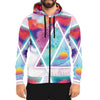 Dimensions Collide Zip Hoodie - Vaporwave Clothing - Aesthetic Clothing