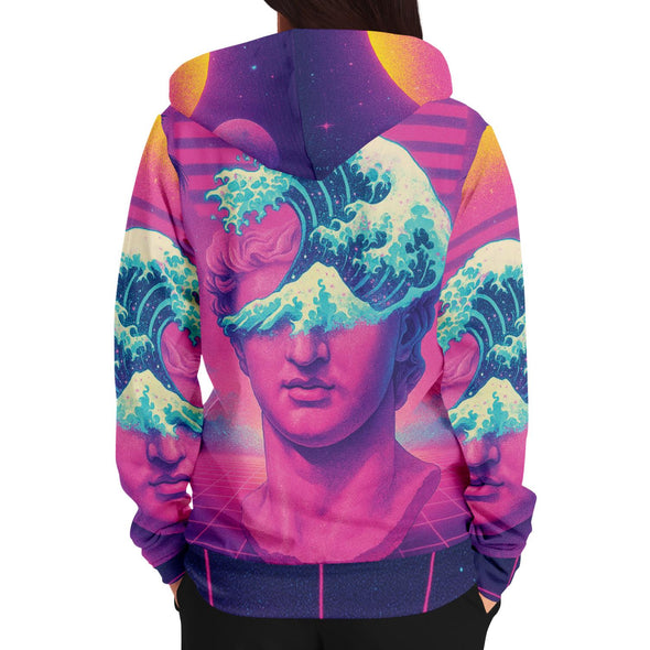 Tidalus Zip Hoodie - Vaporwave Clothing - Aesthetic Clothing