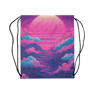 Duskwave Drawstring Bag - Vaporwave Clothing - Aesthetic Clothing