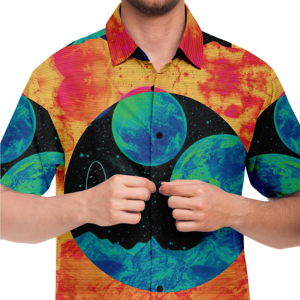 Juncture Button Down Shirt - Vaporwave Clothing - Aesthetic Clothing