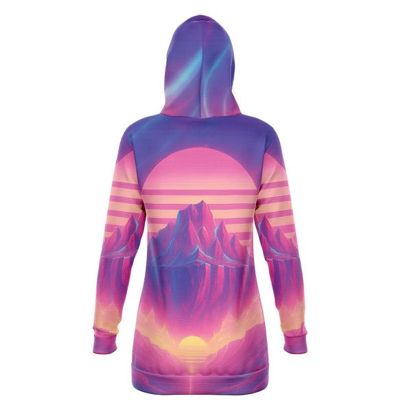 Aerolith Hoodie Dress - Vaporwave Clothing - Aesthetic Clothing