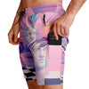 Corinthian Men's 2-in-1 Shorts - Vaporwave Clothing - Aesthetic Clothing