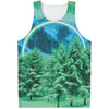 Minty Wonderland Tank Top - Vaporwave Clothing - Aesthetic Clothing