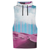 Electric Desert Tank Hoodie - Vaporwave Clothing - Aesthetic Clothing