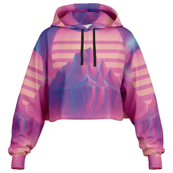 Aerolith Cropped Hoodie - Vaporwave Clothing - Aesthetic Clothing