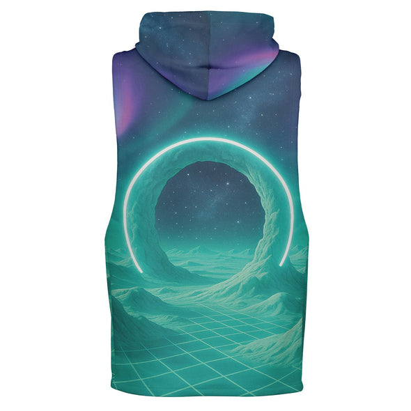Astral Gateway Tank Hoodie - Vaporwave Clothing - Aesthetic Clothing