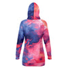 Quantum Tides Hoodie Dress - Vaporwave Clothing - Aesthetic Clothing