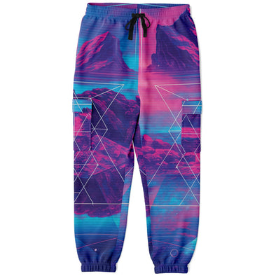 Liminal Cargo Joggers - Vaporwave Clothing - Aesthetic Clothing