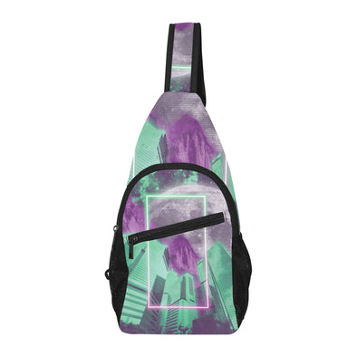 City of Radiance Sling Bag - Vaporwave Clothing - Aesthetic Clothing