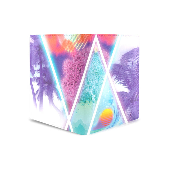 Dimensions Collide Bifold Wallet - Vaporwave Clothing - Aesthetic Clothing