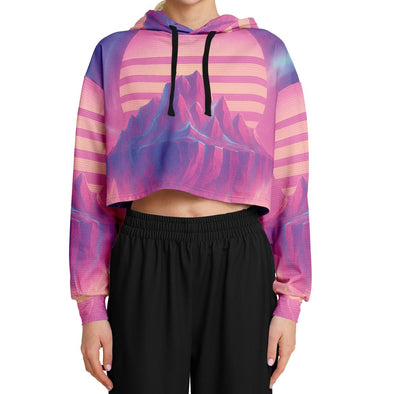 Aerolith Cropped Hoodie - Vaporwave Clothing - Aesthetic Clothing