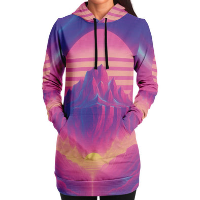 Aerolith Hoodie Dress - Vaporwave Clothing - Aesthetic Clothing
