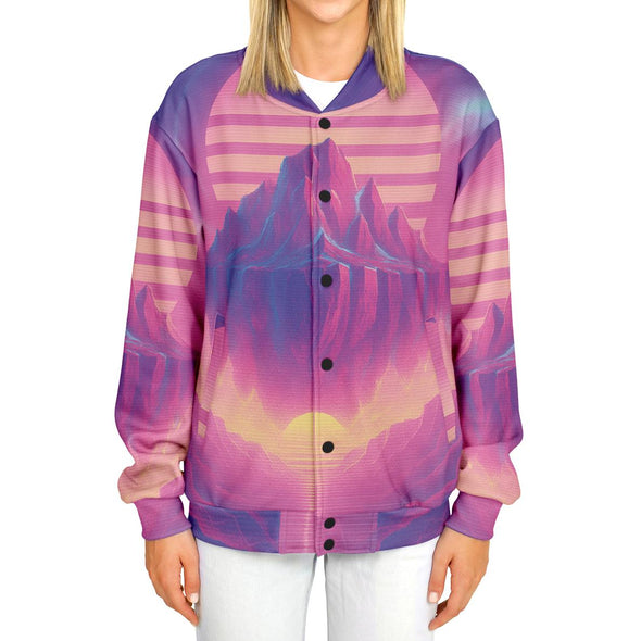 Aerolith Varsity Jacket - Vaporwave Clothing - Aesthetic Clothing