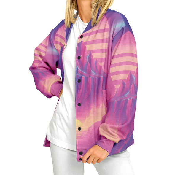 Aerolith Varsity Jacket - Vaporwave Clothing - Aesthetic Clothing