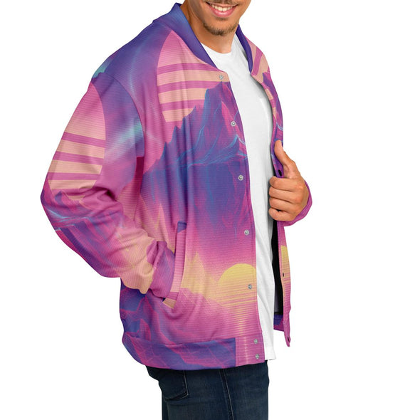 Aerolith Varsity Jacket - Vaporwave Clothing - Aesthetic Clothing