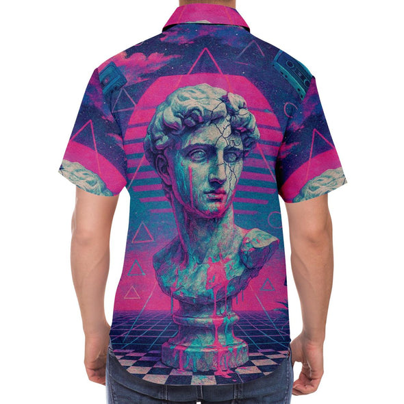 Anachron Button Down Shirt - Vaporwave Clothing - Aesthetic Clothing
