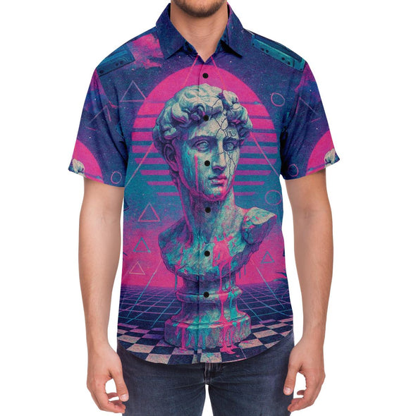 Anachron Button Down Shirt - Vaporwave Clothing - Aesthetic Clothing