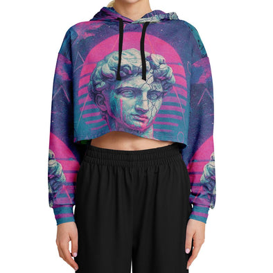 Anachron Cropped Hoodie - Vaporwave Clothing - Aesthetic Clothing