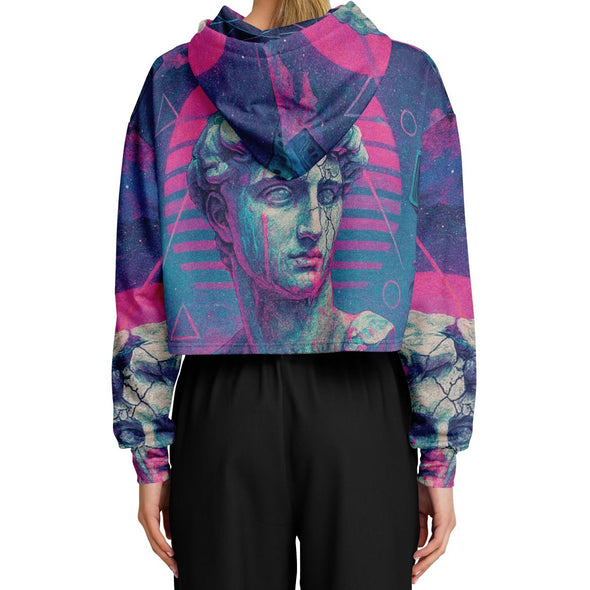 Anachron Cropped Hoodie - Vaporwave Clothing - Aesthetic Clothing
