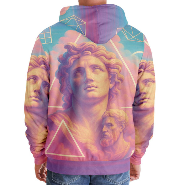 Apotheosis Sherpa Hoodie - Vaporwave Clothing - Aesthetic Clothing