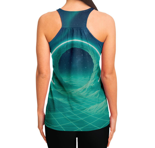 Astral Gateway Racerback Tank Top - Vaporwave Clothing - Aesthetic Clothing