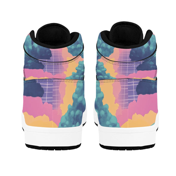 Canopy Men's High Top Sneakers - Vaporwave Clothing - Aesthetic Clothing