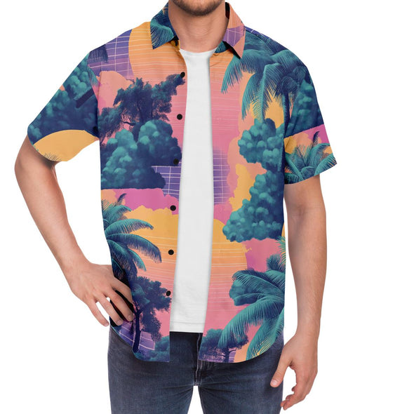 Canopy Button Down Shirt - Vaporwave Clothing - Aesthetic Clothing