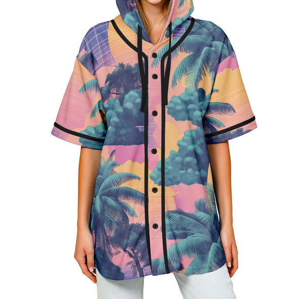 Canopy Hooded Jersey - Vaporwave Clothing - Aesthetic Clothing