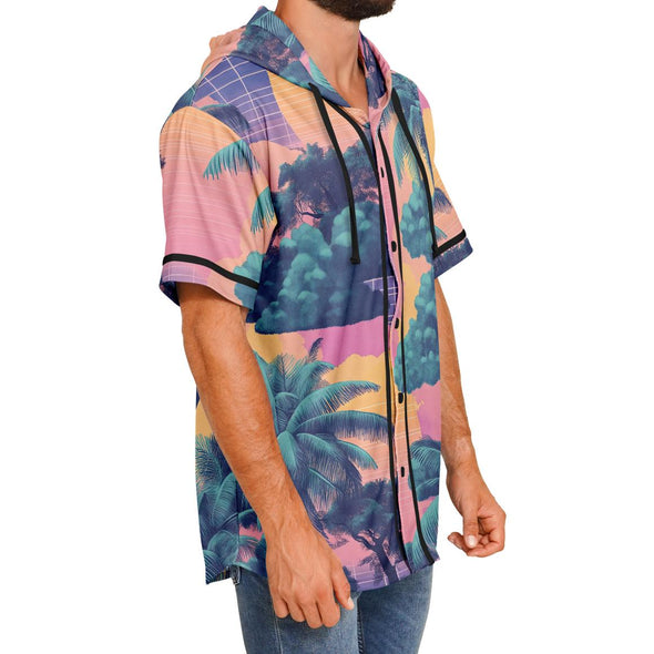 Canopy Hooded Jersey - Vaporwave Clothing - Aesthetic Clothing