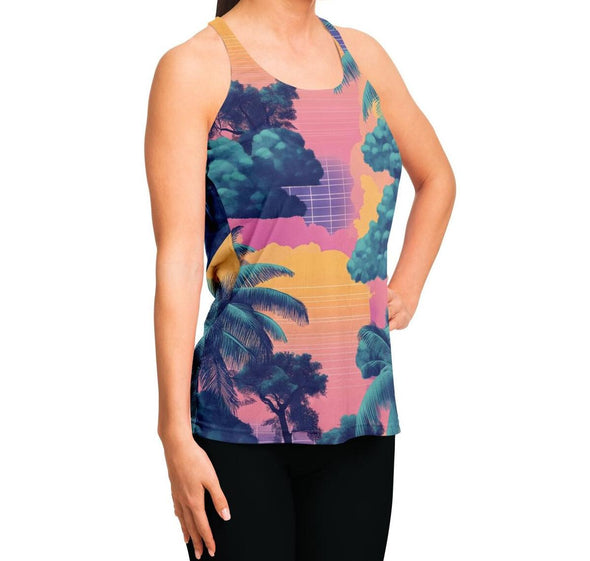 Canopy Racerback Tank Top - Vaporwave Clothing - Aesthetic Clothing
