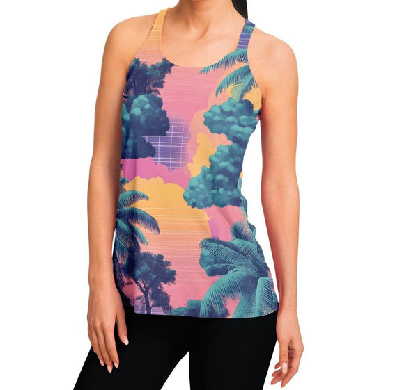 Canopy Racerback Tank Top - Vaporwave Clothing - Aesthetic Clothing