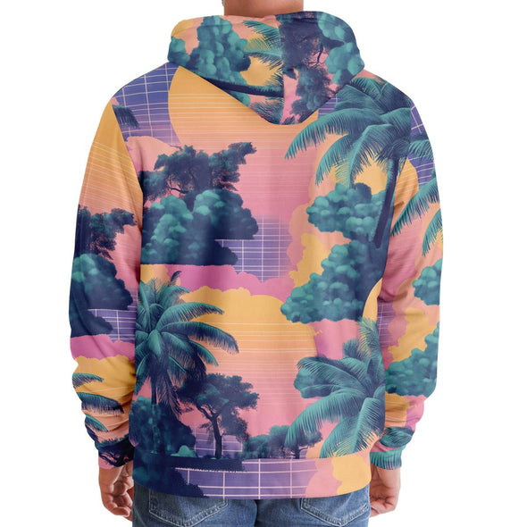 Canopy Sherpa Hoodie - Vaporwave Clothing - Aesthetic Clothing