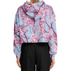 Cherry Blossom Cropped Hoodie - Vaporwave Clothing - Aesthetic Clothing