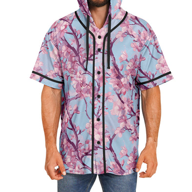 Cherry Blossom Hooded Jersey