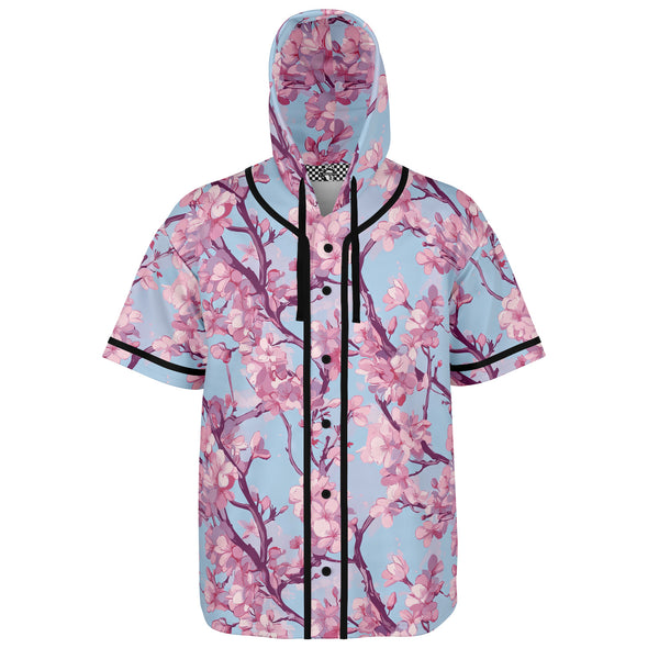 Cherry Blossom Hooded Jersey