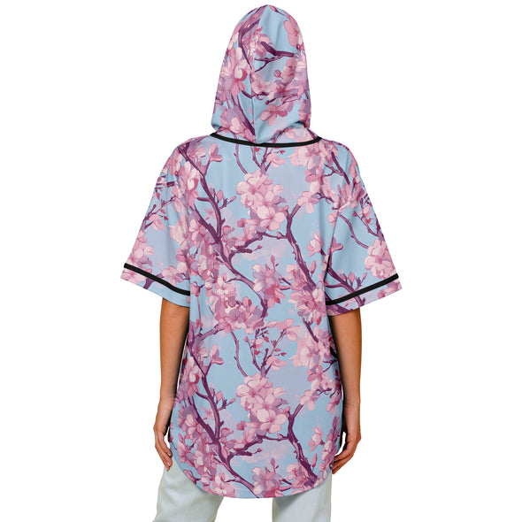 Cherry Blossom Hooded Jersey