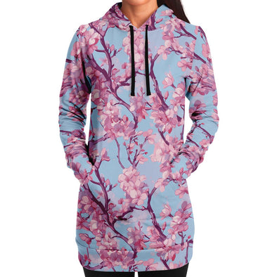 Cherry Blossom Hoodie Dress - Vaporwave Clothing - Aesthetic Clothing