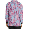 Cherry Blossom Long Sleeve Polo - Vaporwave Clothing - Aesthetic Clothing